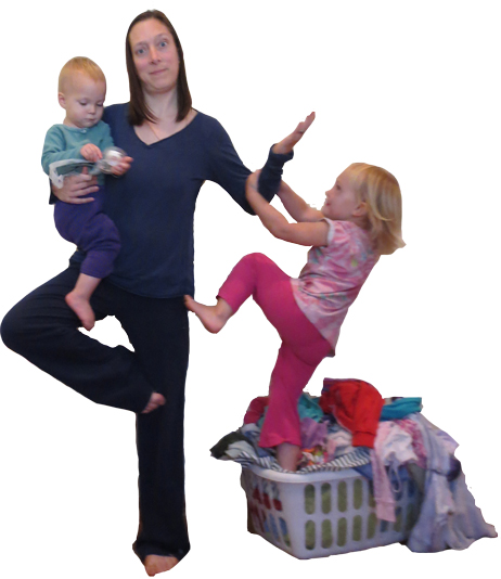 Me with my two youngest kiddos. Click to learn more about this weighted tree.